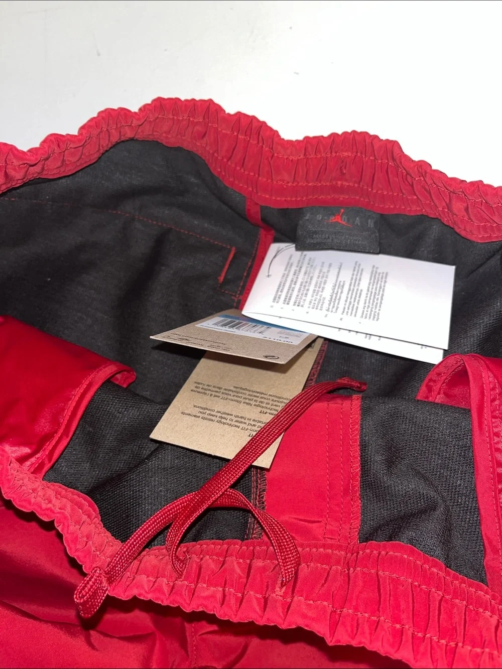 Nike Air Jordan Wings Track Pants Mens M Red Storm Fit Air Jordan on legs $110